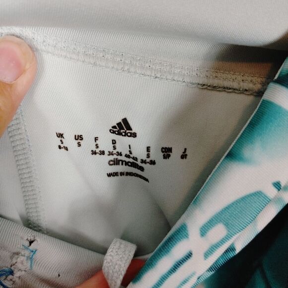 Adidas Supernova Climate 3/4 Capri Cropped Active Leggings Women's Size Small.W - Picture 8 of 10